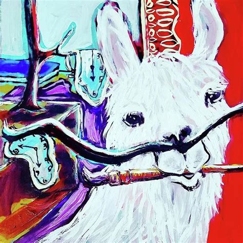 Dali Llama Painting By Kimberly Dawn Clayton