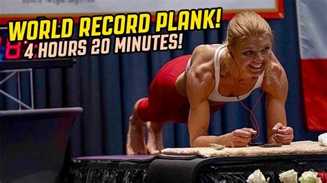 Dana Glowacka World Record Plank Hours Minutes Youtube