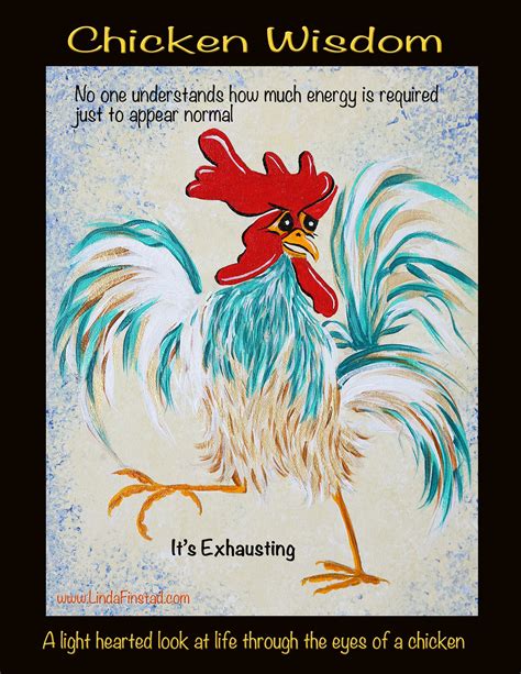 Chicken Quotes Chicken Humor Cartoon Chicken Chicken Painting