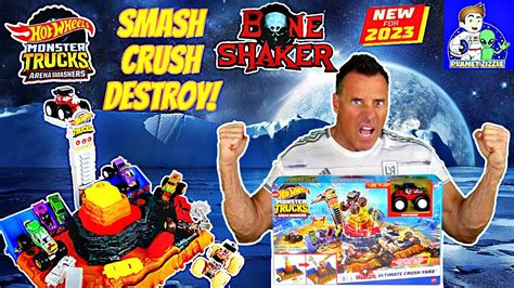 Hot Wheels Monster Trucks Arena Smashers Bone Shaker Ultimate Crush