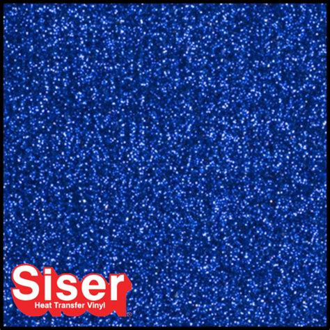 Siser Glitter Heat Transfer Vinyl Royal Blue Skat Katz Heat