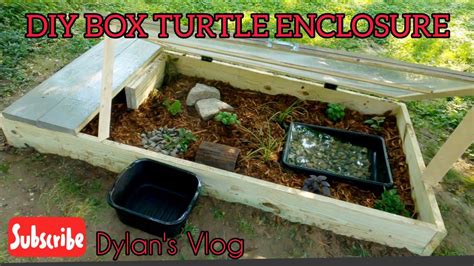 Diy Outdoor Box Turtle Enclosure Youtube