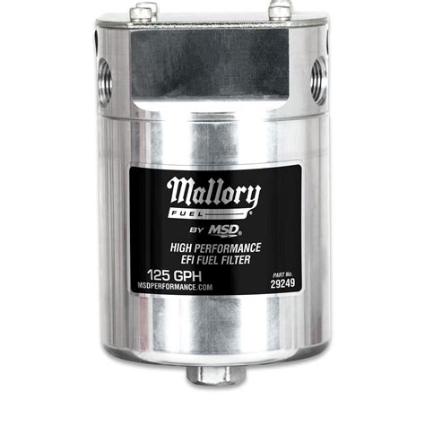 Mallory 29249 High Pressure Efi Fuel Filter
