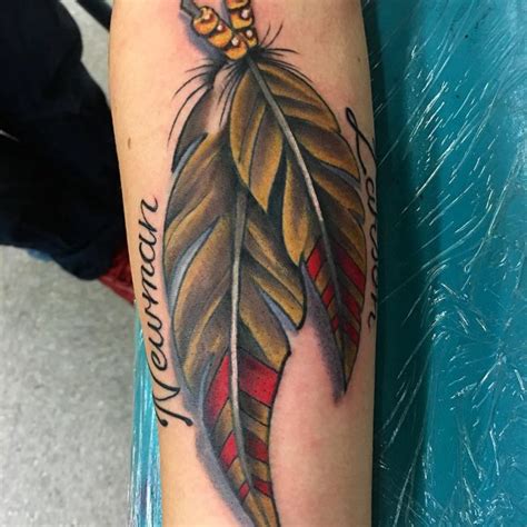 50 Feather Tattoo Designs For Men Rich History And