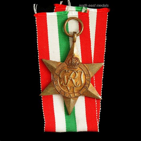 Ww2 Italy Star Medal British Badges And Medals