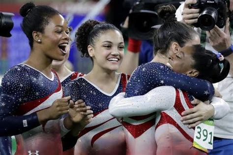 Olympic Womens Gymnastics 2016 Team All Around Medal Winners And