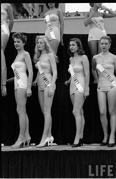 The First Ever Miss Universe Contest 1952 Vintage Swimsuits Vintage