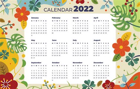 Download 2022 Calendar With Plants Wallpaper