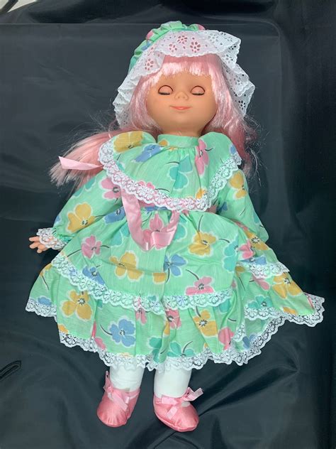 Beautiful Large Rag Doll 50 Cm 1992 Inches Her Head And Etsy