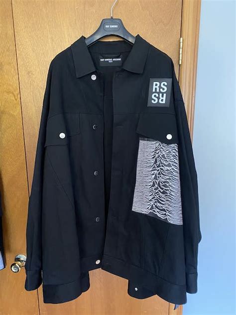 Raf Simons Raf Simons Black Joy Division Edition Denim Oversized Jacket