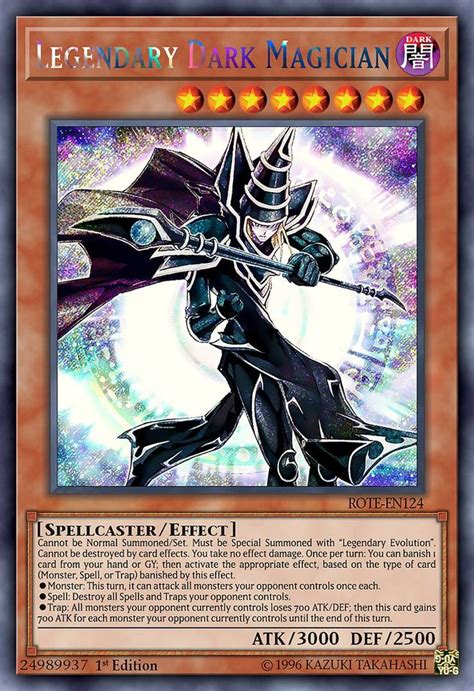 Legendary Dark Magician By Chaostrevor Yugioh Cards Dark Magician Cards Yugioh Trading Cards