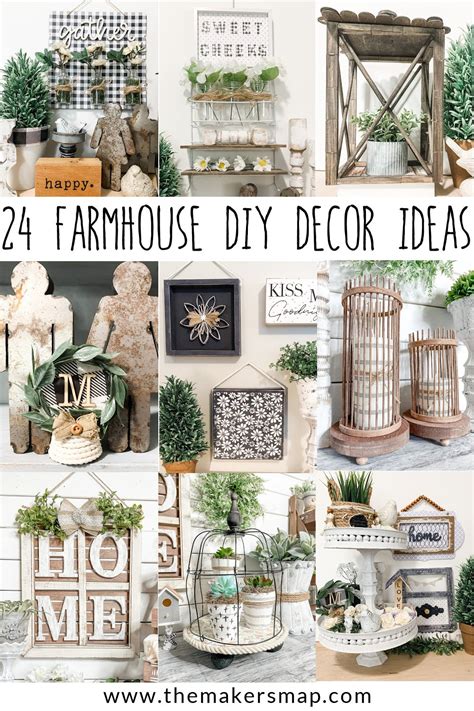 24 Farmhouse Decor Diy Ideas The Makers Map With Amber Strong