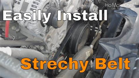 How To Install A Stretch Belt Replacing The Ac Belt For Gm 2014 To 2020