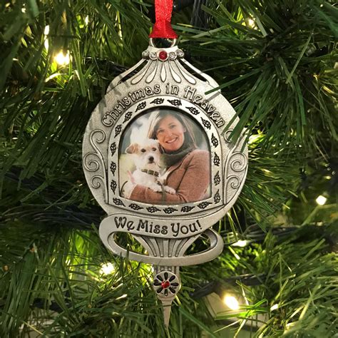 Christmas In Heaven Photo Memorial Ornament Forever In My Heart
