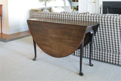 Constructed of solid wood in warm antique walnut finish. Interesting folding tables for small spaces | Interior ...