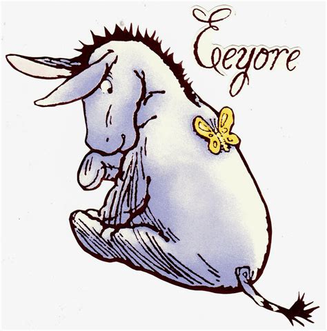 Misinterpreting a note from christopher robin, pooh convinces tigger, rabbit, piglet, owl, kanga, roo, and eeyore that their young friend has been captured by a during an ordinary day in hundred acre wood, winnie the pooh sets out to find some honey. 5-9" DISNEY CLASSIC POOH EEYORE WALL SAFE STICKER ...