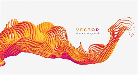 Premium Vector Vector Background With Abstract Big Data Splash D Dots