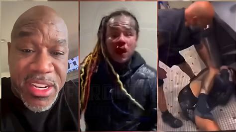 Wack 100 REACTS To 6ix9ine Face Broken After Getting JUMPED ROBBED At