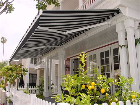 Retractable Permanent Awnings Fabric Awnings And Patio