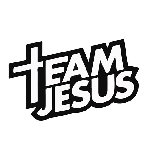 Team Jesus Vector Cristiano Para Sublimar Camisas Y Tazas