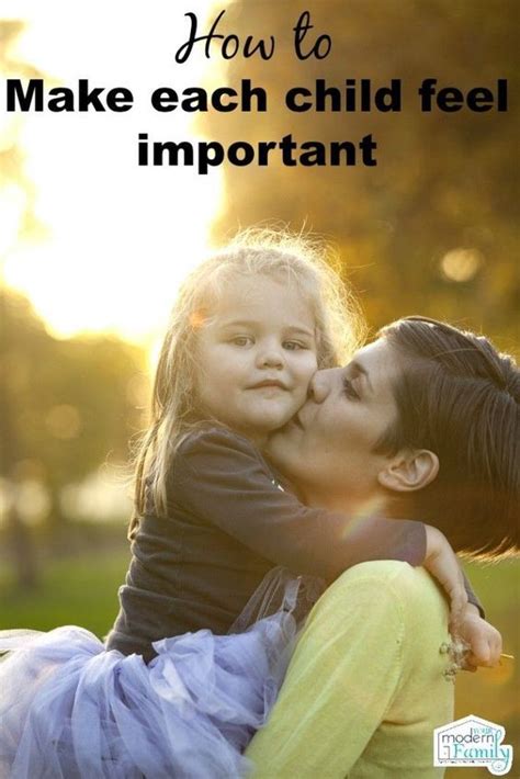 How To Make Each Child Feel Important Kids And Parenting Kids