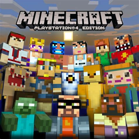 Minecraft Playstation 4 Edition Skin Pack 3 2014 Playstation 4 Box
