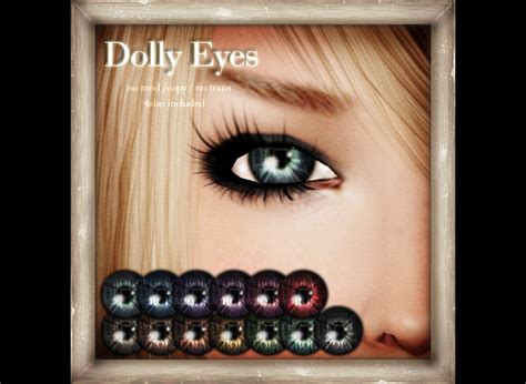 Second Life Marketplace Roly Poly Dolly Eyes Black