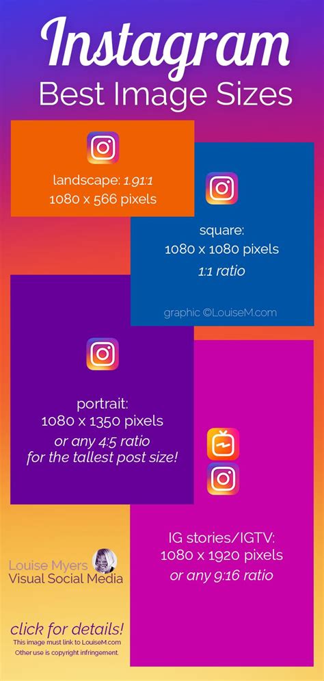 The Best Instagram Post Size Every Size You Need 2023 Louisem