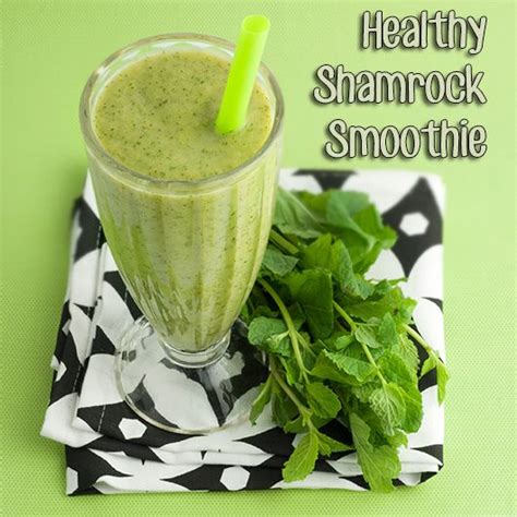 St Patricks Day Healthy Shamrock Smoothie Recipe Shamrock