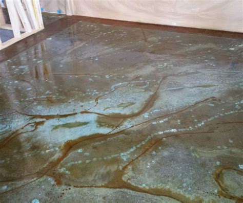 Painting A Concrete Floor To Look Like Marble Tiles