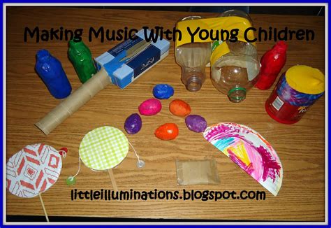 It allows them to learn about the keys' linear progression as well as the concept of music scales. little illuminations: Homemade Musical Instruments