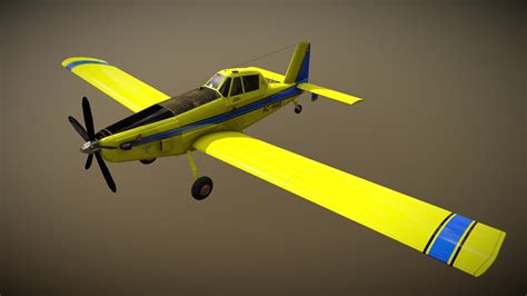 Air Tractor At 802f Low Poly 3d Model By Jorge Fabeiro Sastrón