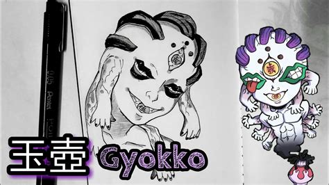 【鬼滅の刃】how To Draw Gyokko 玉壺描繪 Demon Slayer Kimetsu No Yaiba Shorts