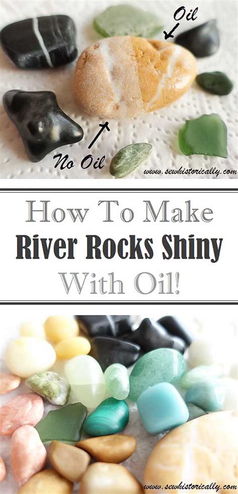 The varnish on the violin definitely gives the wood shine, depending on the type of wood and varnish of course. How To Make River Rocks Shiny With Oil - Sew Historically