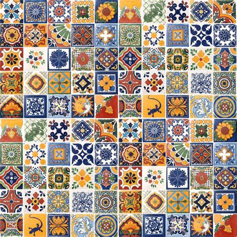 100 Asorted Mexican Ceramic Tiles 4x4 Talavera Handmade Handpainted