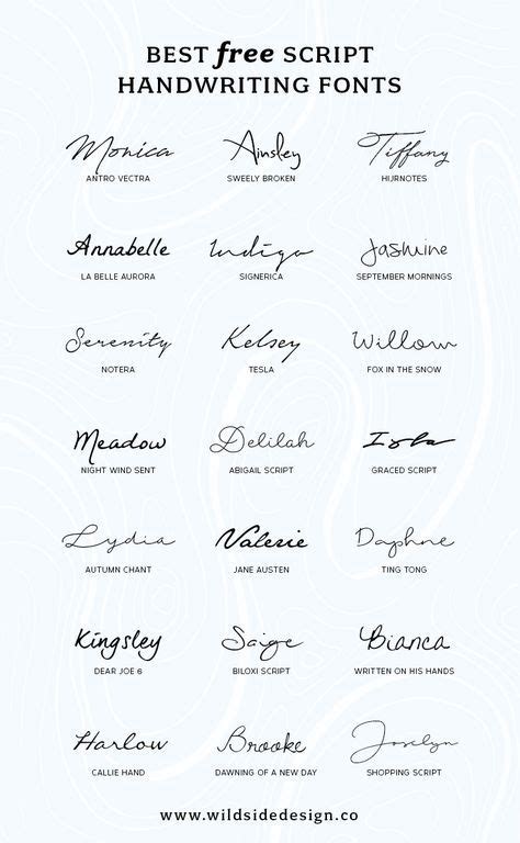Recent fonts top fonts designers submit a font. Best Free Script Handwriting Fonts | Things | ไอเดียรอยสัก ...