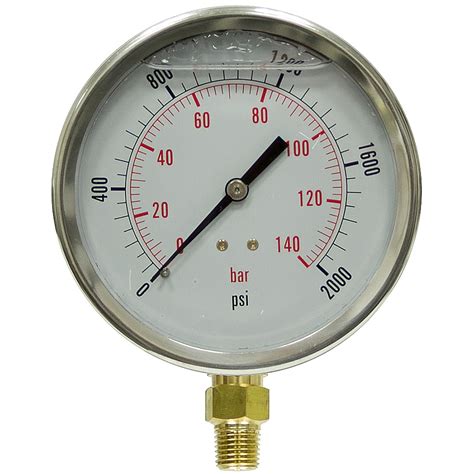 2000 Psi 4 Lf Lm Pressure Gauge Pressure And Vacuum Gauges Pressure