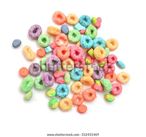 Delicious Nutritious Fruit Cereal Loops Flavorful Stock Photo 332431469