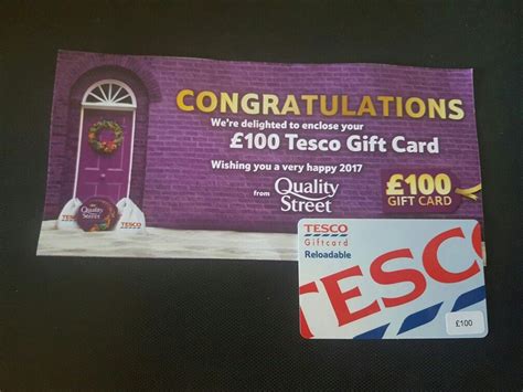 Gift cards can only be used for restaurants that accept credit and debit card orders. £100 Tesco gift card Quality Street | Tesco gifts, Quality street, Gifts