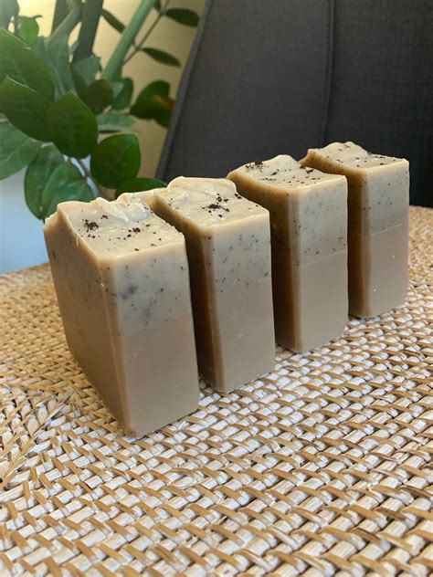 Unscented Coffee Soap Cold Process Artisan Soap Vegan Etsy