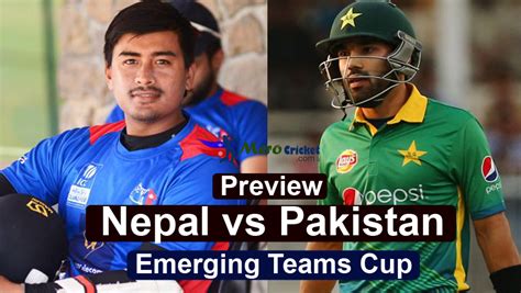Pakistan U 23 Vs Nepal Preview Acc Emerging Cup 2017 Hamro Record