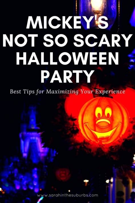 Mickey's Not So Scary Halloween Party Tips - Sarah in the Suburbs