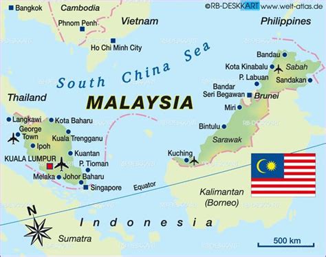 Sabah And Sarawak Map Matt Marshall