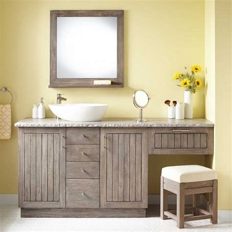 You have a lot more room to pick and choose the type of vanity and storage you want. 30 Most Outstanding Bathroom Vanity with Makeup Counter Ideas