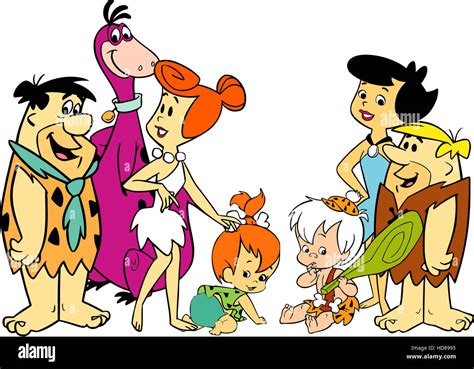 The Flintstones Fred Dino Wilma Pebbles Bamm Bamm Betty Barney