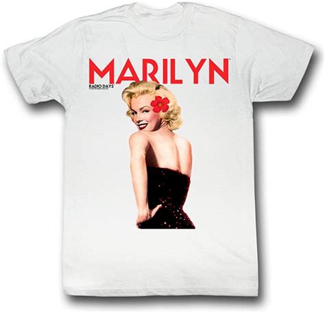Marilyn Monroe Mens Lady In Red T Shirt Xx Large White Amazonca
