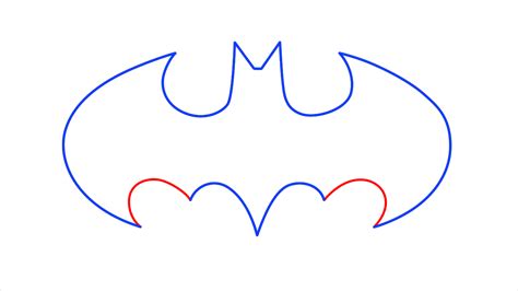 How To Draw Batman Logo Step By Step 6 Easy Phase