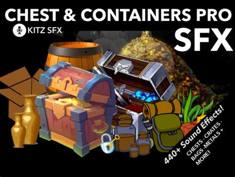 Chest And Containers Pro Sfx Audio Sound Fx Unity Asset Store