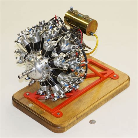 18 Cylinder Two Row Radial Engine 14 Scale Made By Harold Beckett