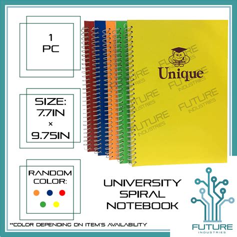 Notebook Spiral School Office Notebook 80 Leaves Standard Size Big Size
